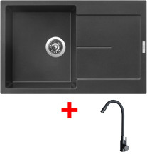 Sinks ULTIMA 790 Metalblack + ELASTA černá matná 